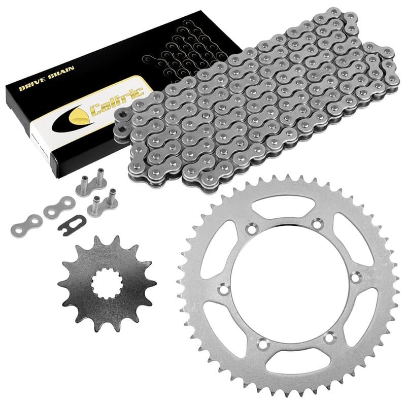 Drive Chain & Sprockets Kit for Kawasaki KX250 KX 250 1999 2000 2001 Steel