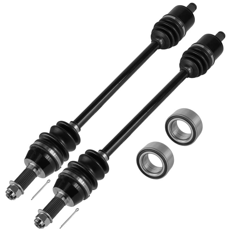 Caltric Front Left & Right CV Joint Axle & Bearing For Polaris 1332637
