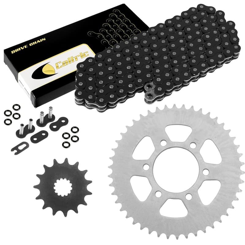 Black O-Ring Drive Chain & Sprockets Kit for Kawasaki ER-6F ER-6N EX650 2006-16