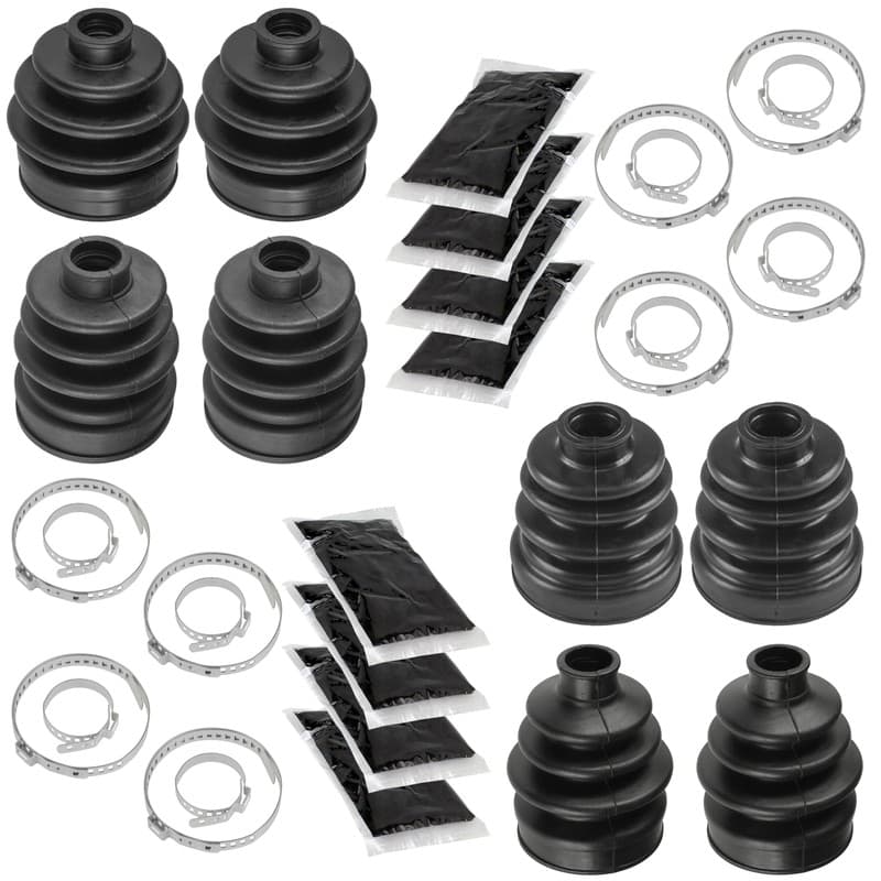 Caltric Front & Rear Axle CV Boot Kit For Honda Rancher 420 TRX420FA 2015-2018