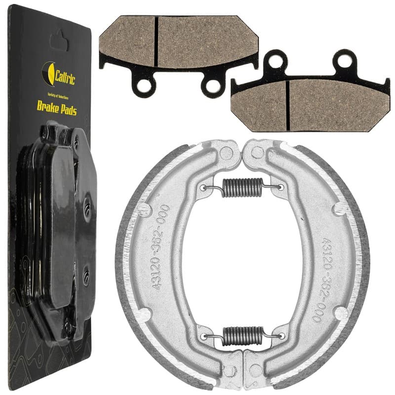 Front Brake Pads & Rear Brake Shoes for Honda  CM250 CD250U CM250cc 1982-85 1988