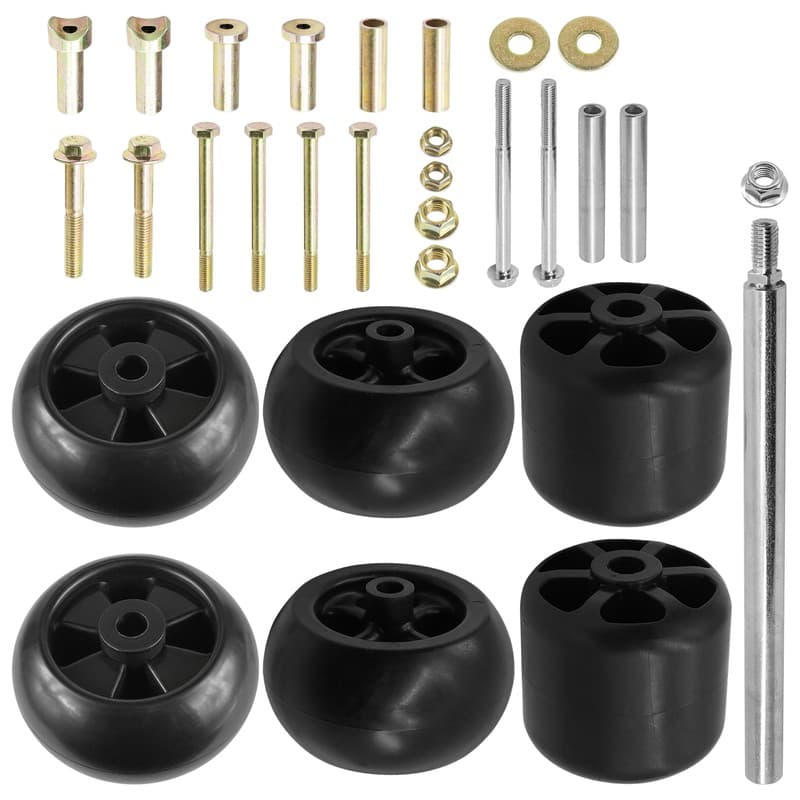 Caltric Deck Wheel Kit For John Deere 717A 727A 757 777 797 997 AM133602 M115245