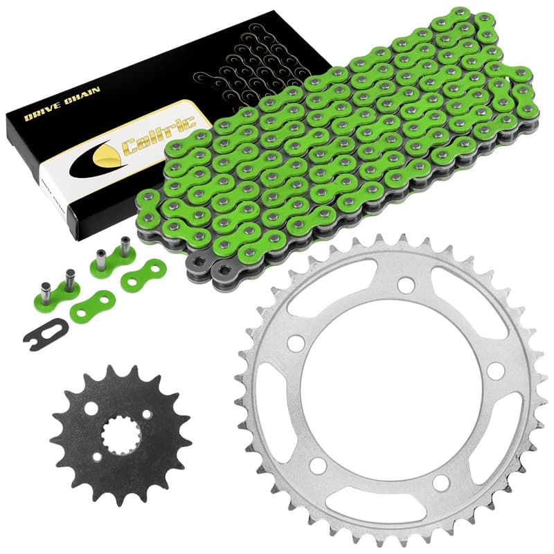 Drive Chain & Sprockets Kit for Suzuki SV1000 SV1000S 2003-2007 Green