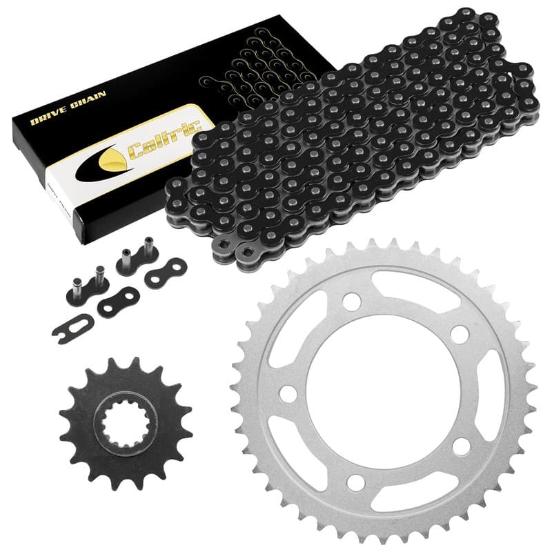 Black Drive Chain And Sprocket Kit for Honda CBR900RR 1993-1999 525-Chain