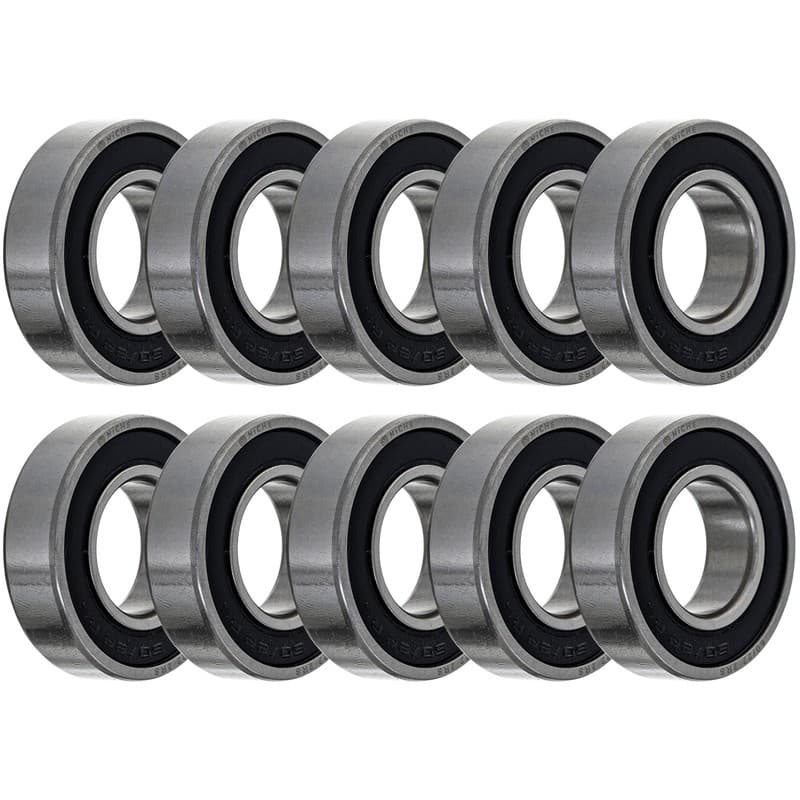 NICHE Wheel Bearing 60/22-2RS 22x44x12mm Single Row Deep Groove 10 Pack