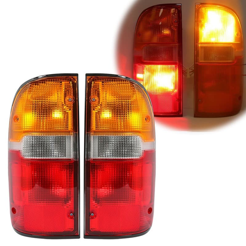Pair Tail Light Rear Brake Lamps With Bulb For Toyota Tacoma 1995-2000 DOT/SAE