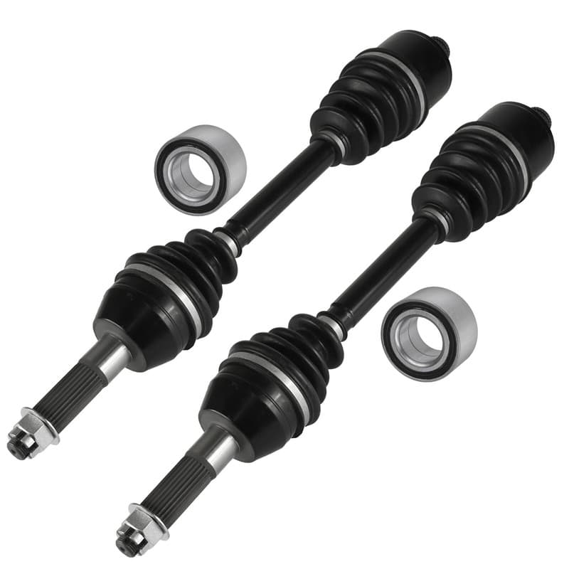for Polaris 1332655 1590416 1590435 1332346 Rear LH RH CV Joint Axle w/ Bearing
