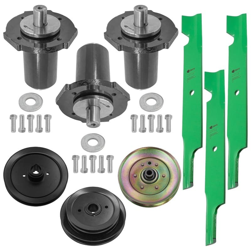 Deck Spindle Blade Pulley Kit For Gravely Pro Turn 160 991081 991097 991126 60"