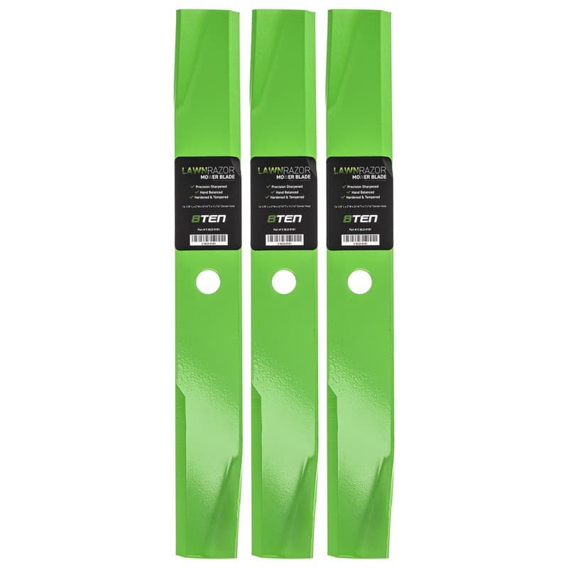 LawnRAZOR Deck Mower Blade for John Deere 260 240 180 LT166 320 245 265 3-Pack