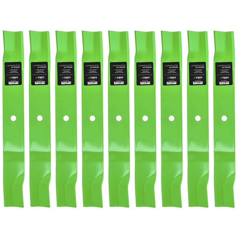 LawnRAZOR Mower Blade Gravely 09081200 Ariens 03253900 60 Inch High Lift 9 Pack