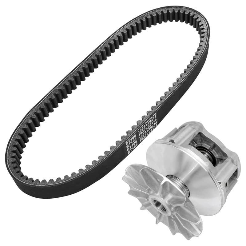 Complete Primary Drive Clutch W/ Belt for Polaris Atp 500 4X4 HO 2004 2005