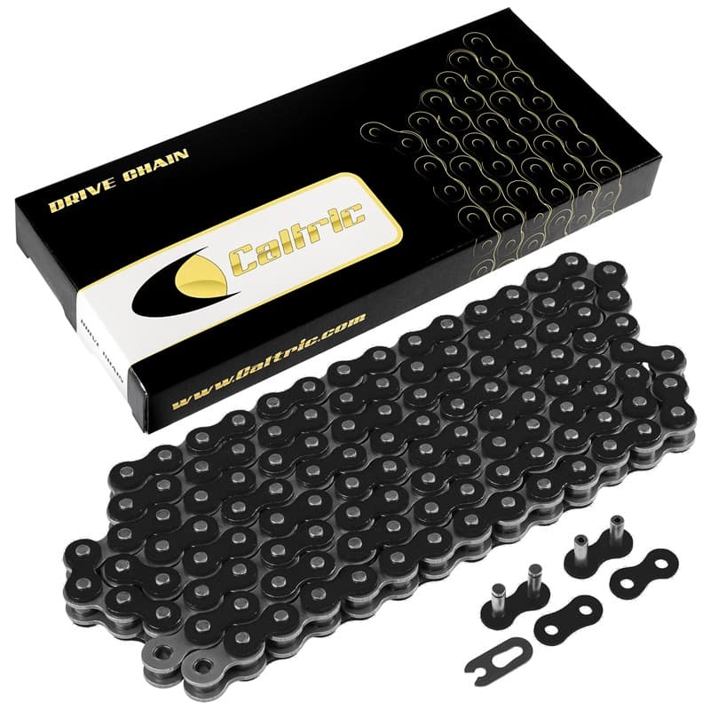 Caltric Black Drive Chain for Yamaha YZ125 1977-2020 / 520-120L