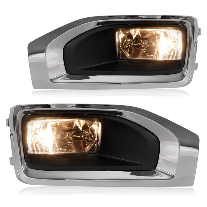 Bumper Fog Lights Lamps+Bezel+Bulbs Cover For GMC Yukon XL 2015-2020