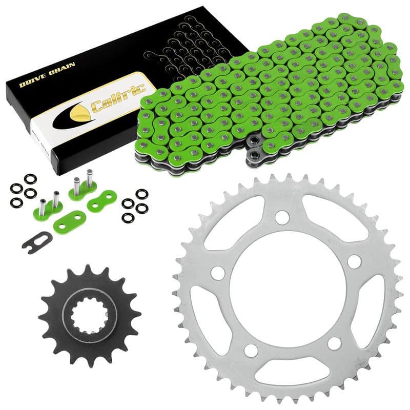 Green O-Ring Drive Chain & Sprockets Kit for Honda CBR900RR 1996 1997 1998 1999