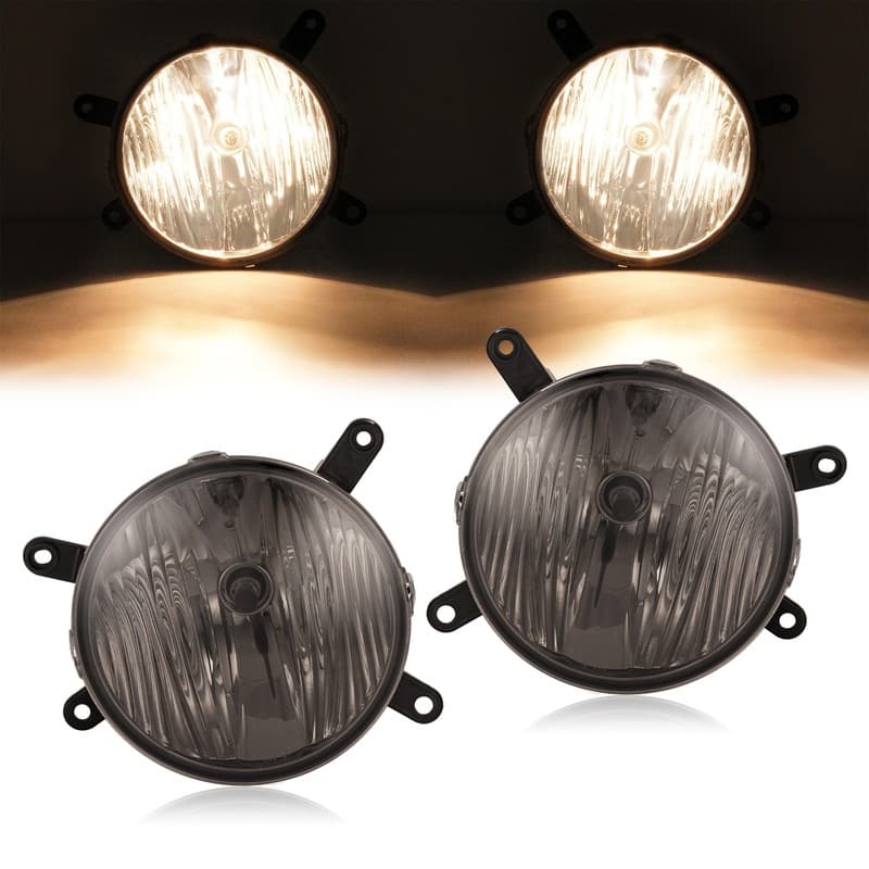 2X Smoke Lens Driving Fog Lights For Ford Mustang GT 2005-2009 W/Bulbs LH & RH