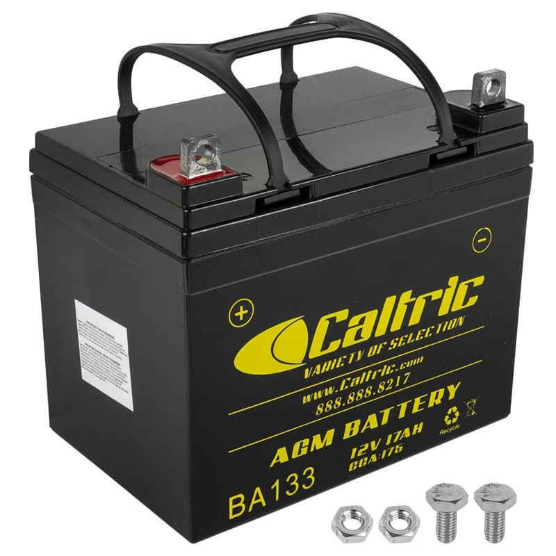 AGM Battery for Kawasaki Mule 4010 KAF620 Trans 4X4 2009-2023 / 12V 17Ah CCA 175