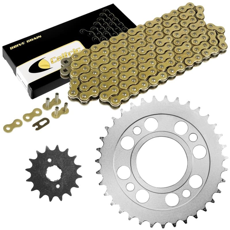 Drive Chain & Sprockets Kit for Honda CM400A CM400C CM400E CM400T Gold