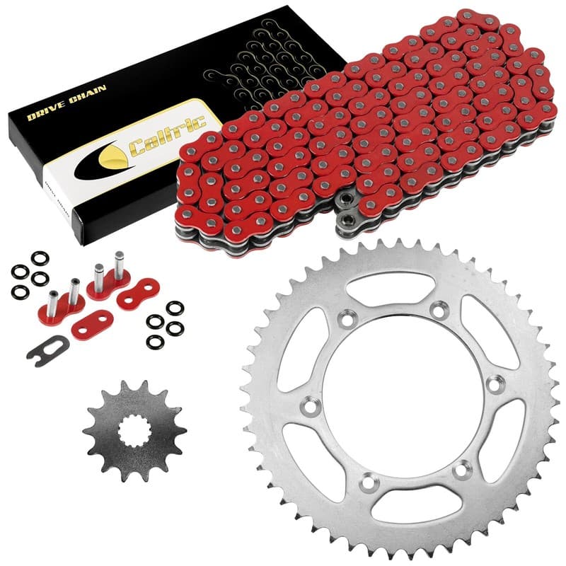 Red O-Ring Drive Chain & Sprockets Kit for Yamaha YZ250 1999-2017