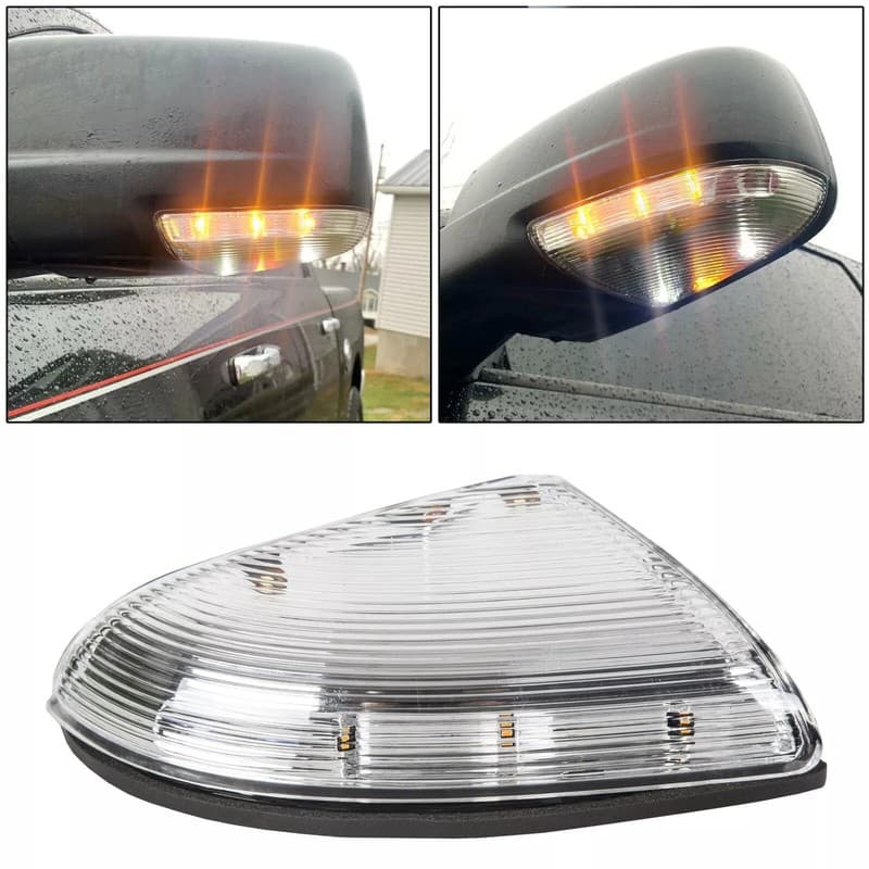 Mirror Turn Signal Light Puddle Lamp For Dodge Ram 1500 2500 09-14 Driver Side