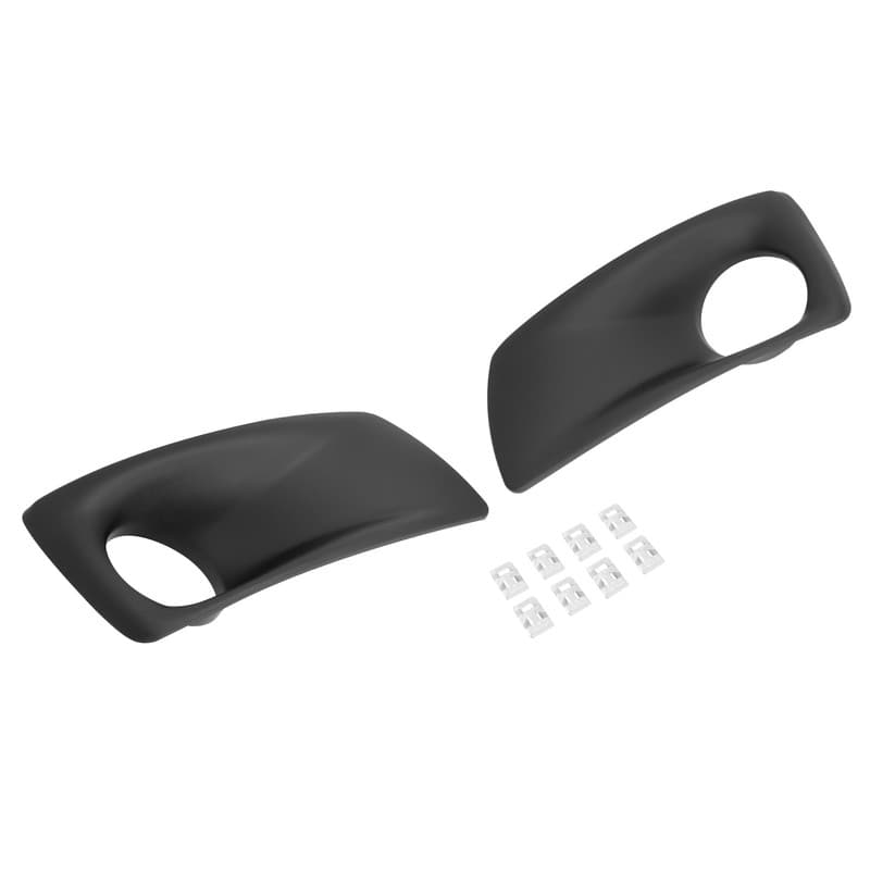For Kenworth T660 2008-2015 Fog Light Trim Cover ABS Fog Lamp Bezel Black LH&RH