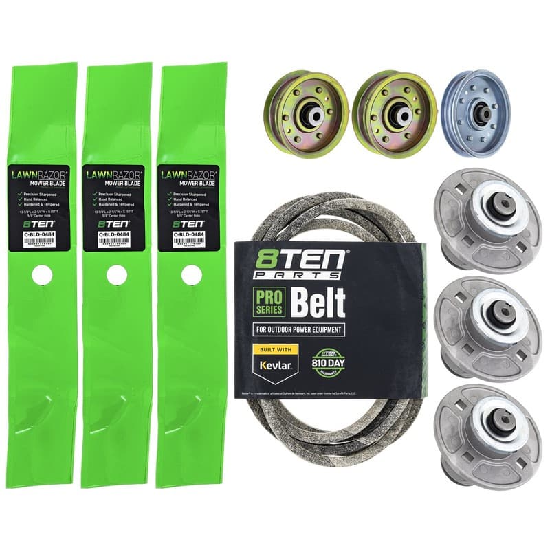 8TEN Blade Spindle Belt Idler Kit for Ariens Gravely Zoom 1640 1540 51510000