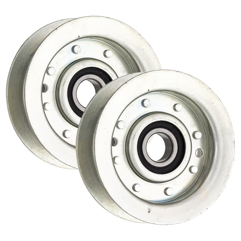 Flat Idler Pulley Set for Scotts L2048 L1742 L2548 L17.542 GY22172 2-Pack