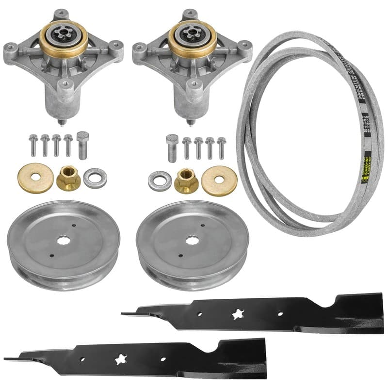 42" Deck Lawn Tractor Mower Blades Belt Spindle Kit for Ariens 936060