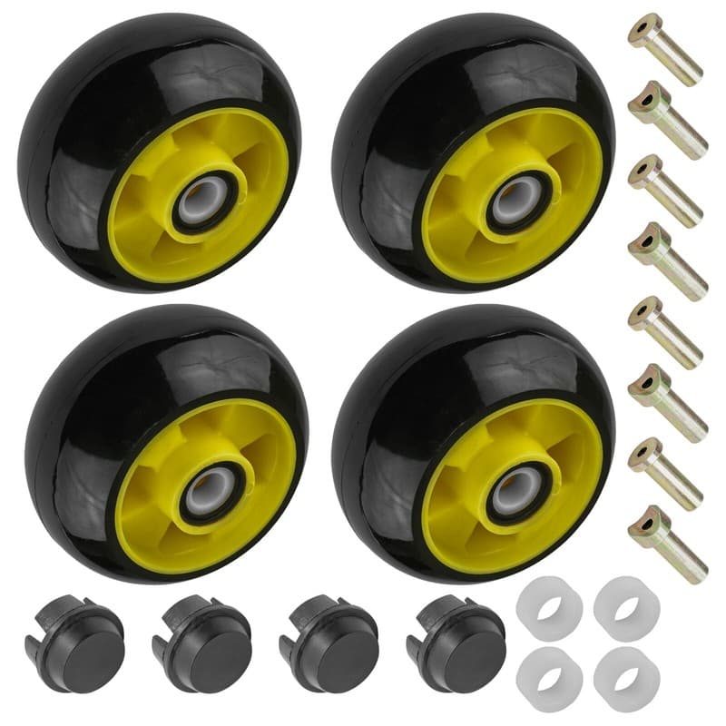 Deck Wheel Kit w/Hub for John Deere 425 445 455 48" 54" M145727 AM115488 4x