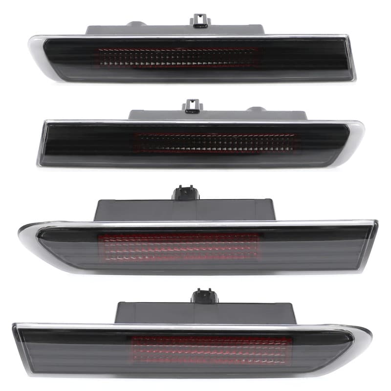 LED Side Marker Lights Front Rear Smoke Lens For Acura TL 2004-2008 #33850SEPA01