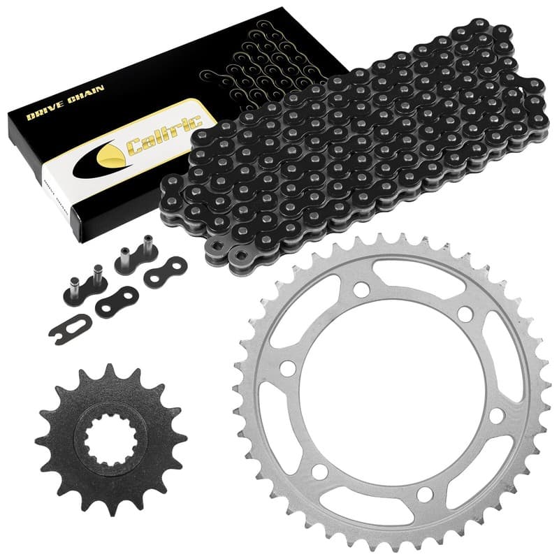 Black Drive Chain And Sprocket Kit for Yamaha YZF-R1 1998-2003 530-Chain Type