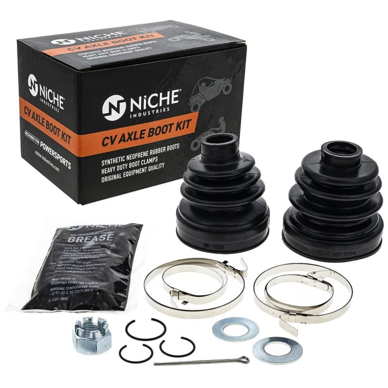 NICHE Rear CV Axle Boot Kit for Polaris Ranger 1000 XP 900 Crew EV UTV
