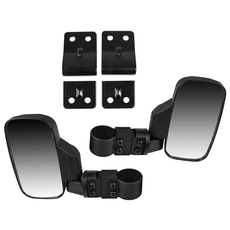 NICHE Black Side View Mirror Pro-Fit Set for Arctic Cat Wildcat Trail 1000 X 4X