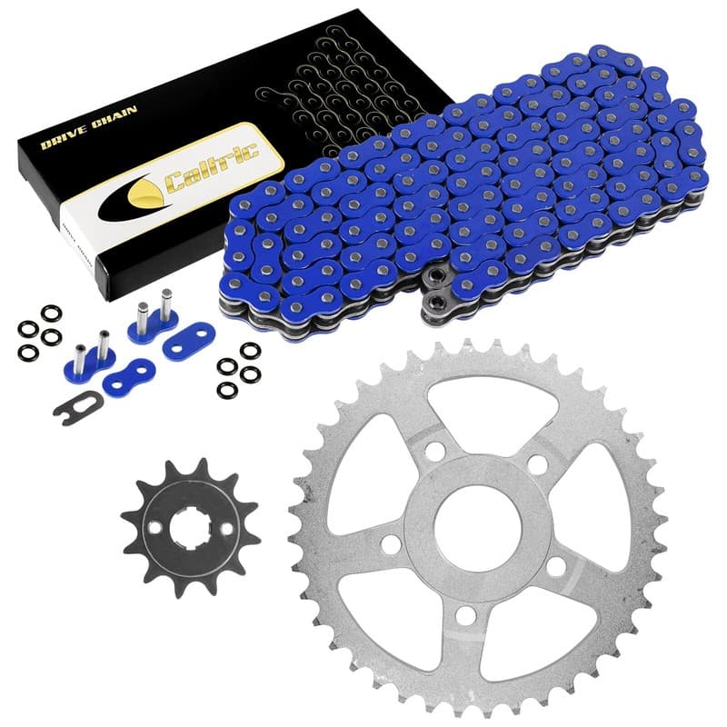 Blue O-Ring Drive Chain & Sprockets Kit for Honda ATC200X 1983 1984 1985