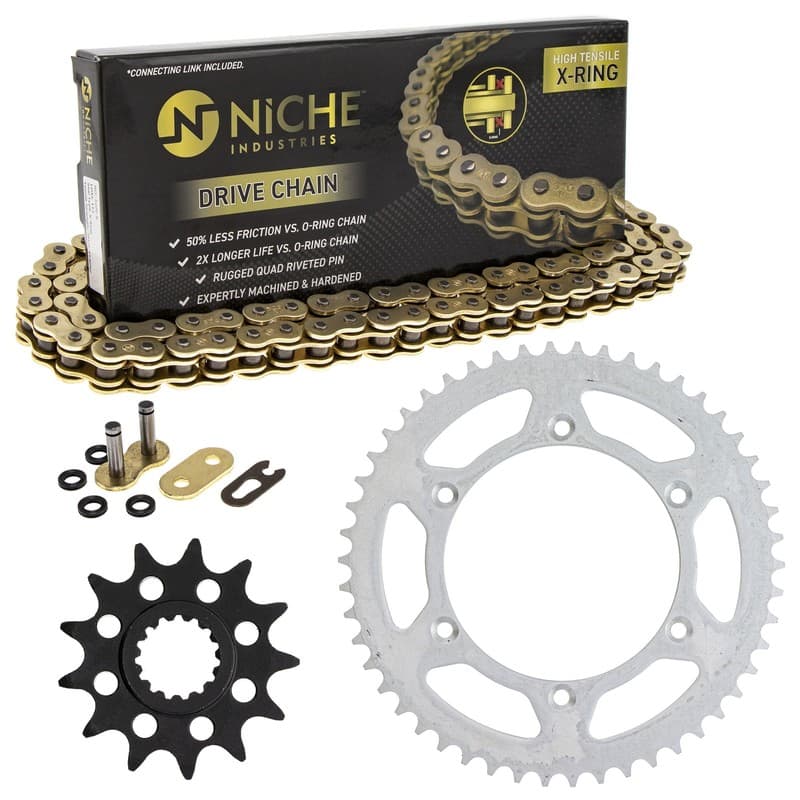 Sprocket Chain Set for Beta RR 350 RR 400 13/50 Tooth 520 X-Ring Front Rear Kit