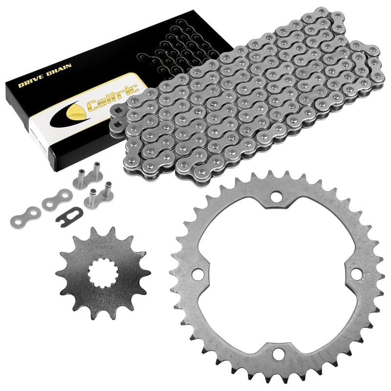 Drive Chain & Sprockets Kit for Yamaha YFZ450 YFZ450V 2004-2013 Steel
