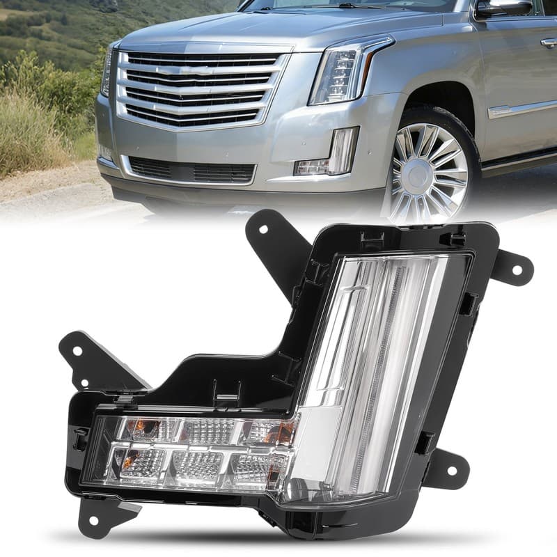 Left LED Fog Light For Cadillac Escalade ESV w/o Crash Brake 2015-2020 #84575580
