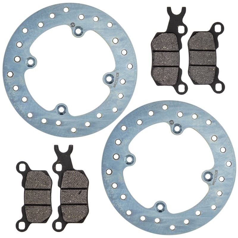 NICHE Rear Brake Pad Rotor Kit for Can-Am Defender HD10 HD7 705601511 715900381