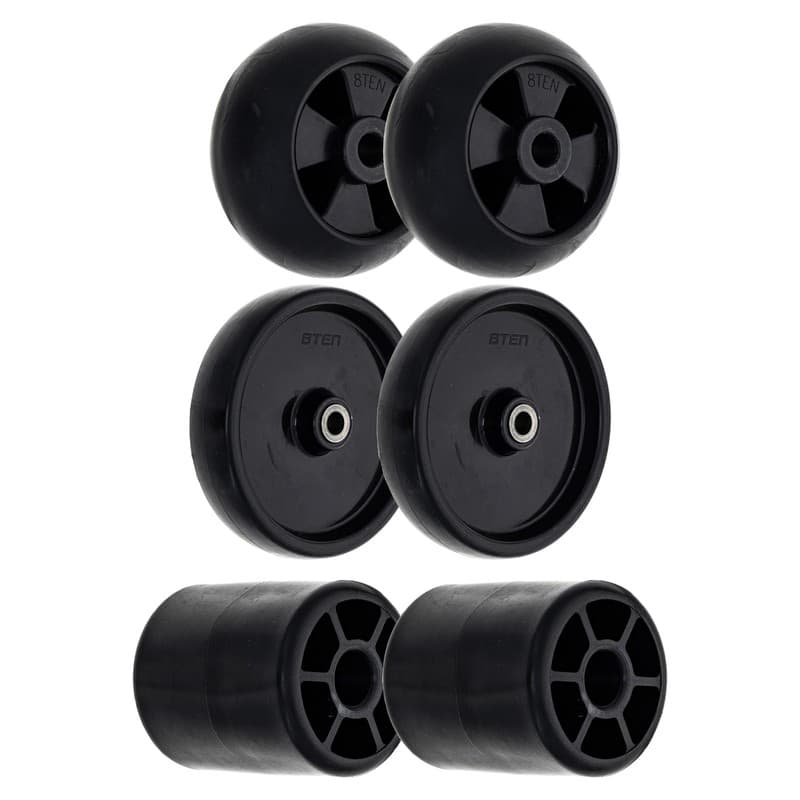 8TEN Deck Wheel Kit for John Deere 316 420 430 318 322 330 332 AM116299 AM54223