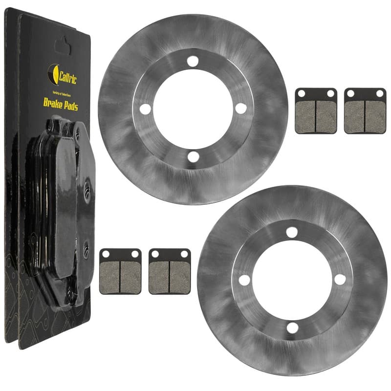Front L & R Brake Disc & Pads For Suzuki Eiger 400 LTF400 LTF400F 2002-2007