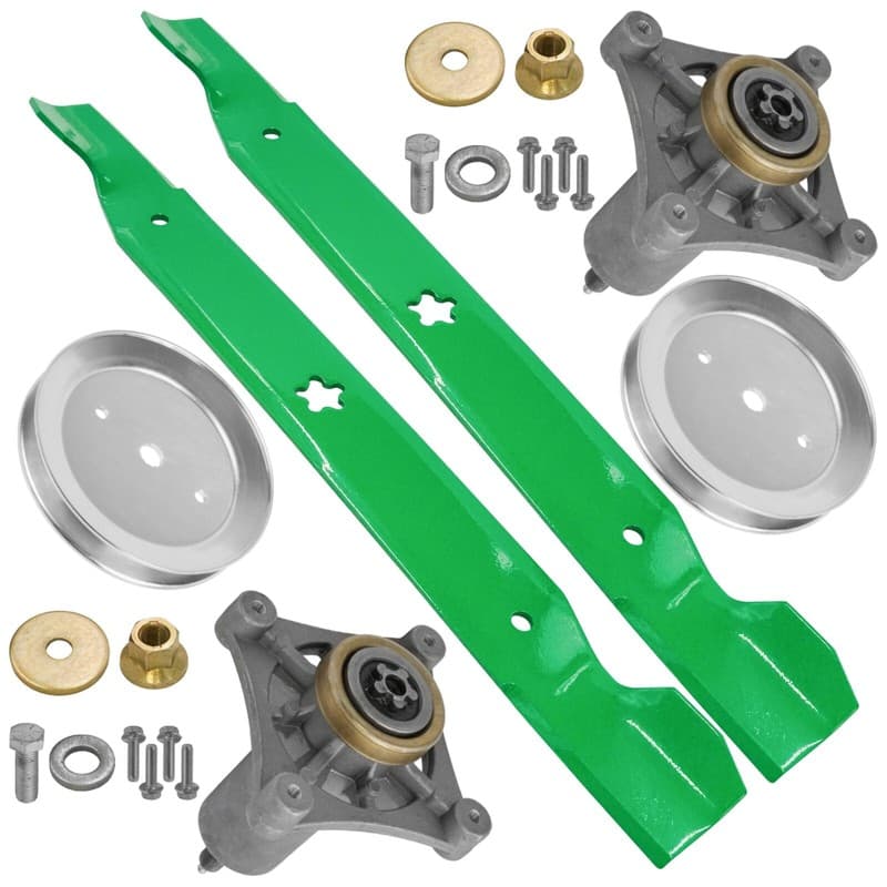 42" Deck Spindle & Pulley for Poulan PB145G42 15542LT 175G42 185A42 960420152