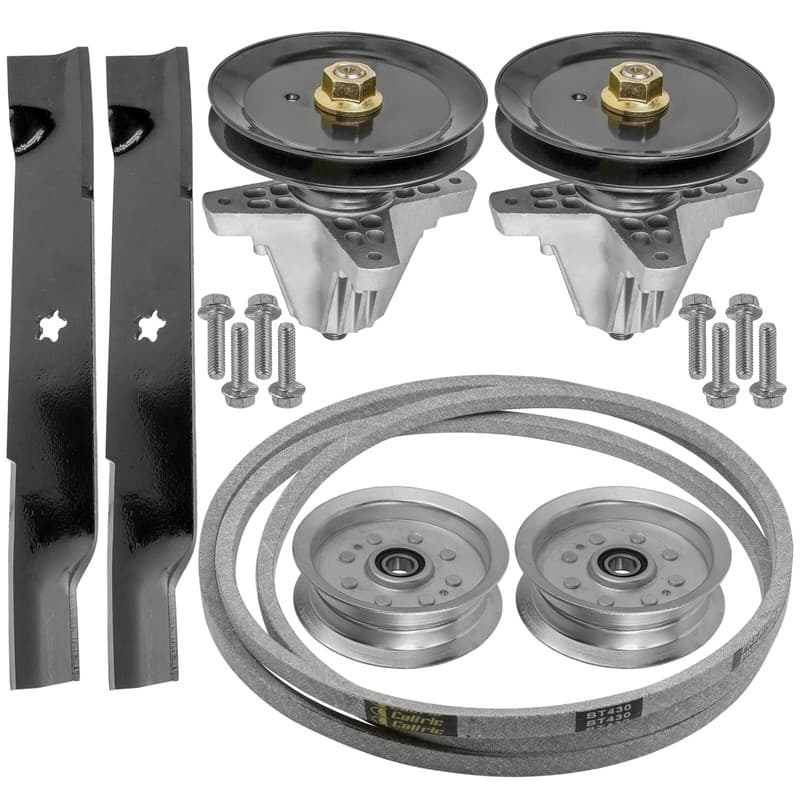 Spindle w/Pulley & Belt for Cub Cadet XT1-LT42 XT2-LX42 42" / 918-06976 75405021