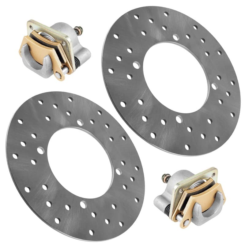 Calipers for Polaris RZR 4 800 EFI 2010-14 Rear Left Right Brake Caliper w/ Disc
