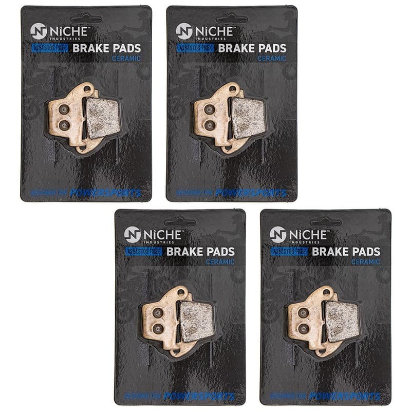 Brake Pad Set for Honda CRF250RX CRF2250X CRF450R CRF250F Rear Ceramic 4 Pack