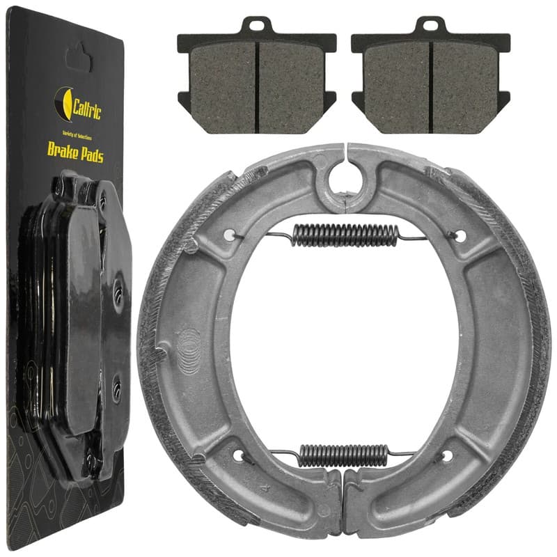 Front Brake Pads & Rear Brake Shoes for Yamaha Sr500 1980 1981