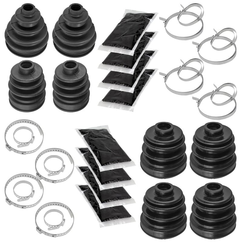 Caltric Front & Rear Axle CV Boot Kit For Kawasaki Teryx 800 KRF800 2014-2023