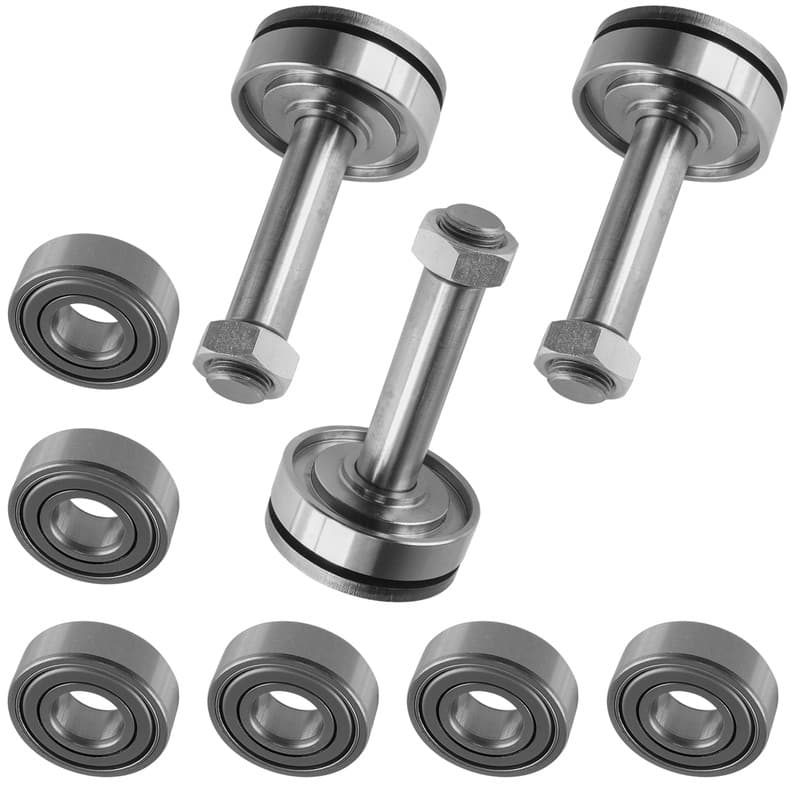 3x Spindle Shaft & Bearings For John Deere AM39912 AM39916 AM33098 46"Deck