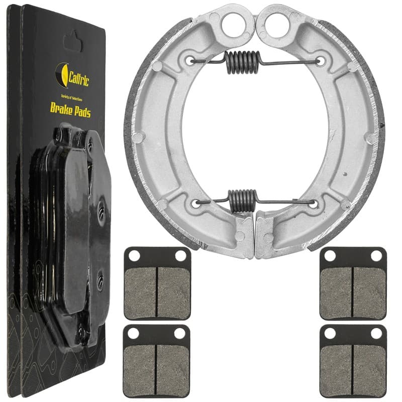 for Yamaha Grizzly 350 YFM350 2WD 2007 2008 09-2014 Front Rear Brake Pads Shoes