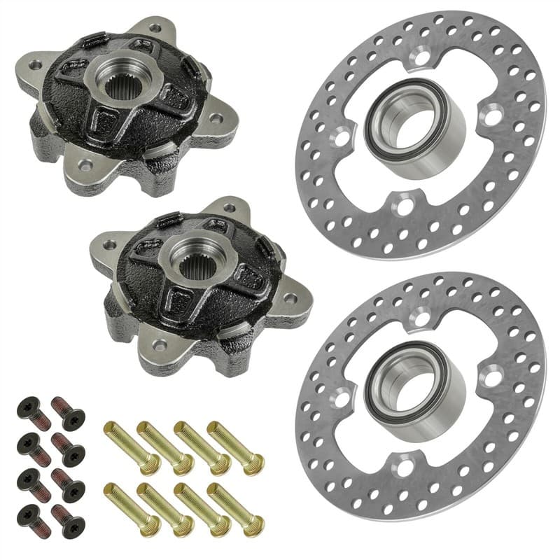 Wheel Carrier Disc & Bearing w/Bolts For Polaris RANGER XP 800 2012