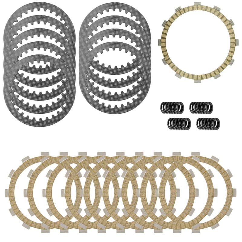 Clutch Friction Steel Plates and Spring Kit for Suzuki Madura GV1200GLF 1985-86