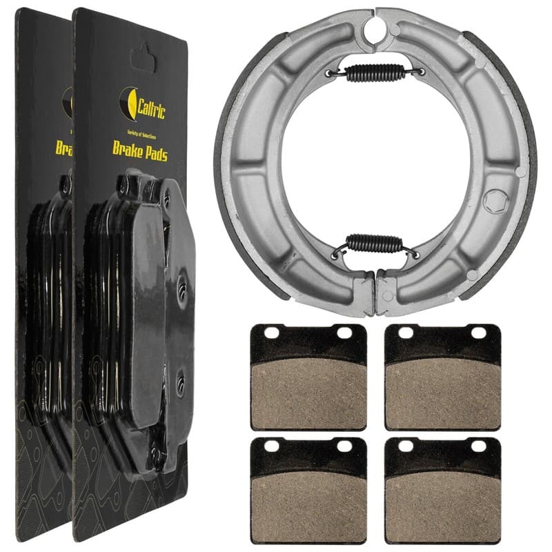 Front Brake Pads & Rear Brake Shoes for Suzuki VS750GLP Intruder 750 1988-1991